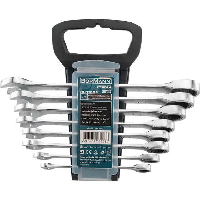 BORMANN Pro BHT1668 - BORMANN Pro BHT1668 Σετ 8Τμχ Γερμανοπολύγωνα Καστάνιας (036630) 2