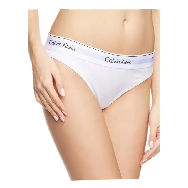 Calvin Klein Γυναικείο Εσώρουχο Classic Thong, Χρώμα Λευκό