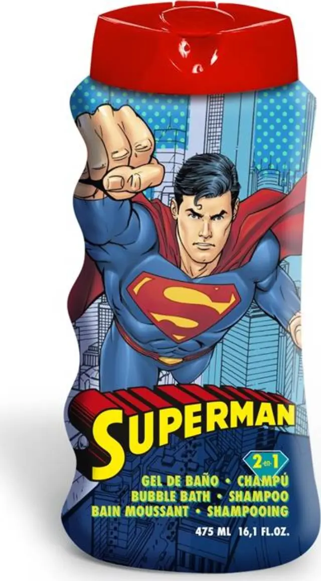 Superman Παιδικό Αφρόλουτρο & Σαμπουάν 475ml
