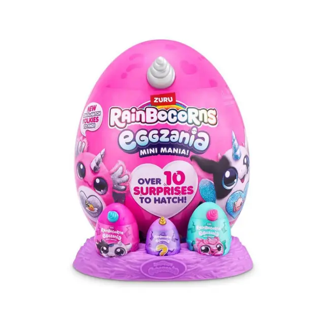 Λούτρινο σε Αυγό Zuru Rainbocorns Eggzania Mini Mania