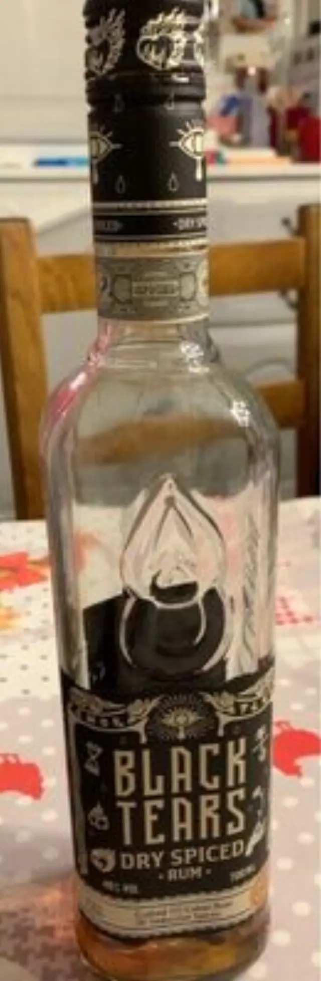 BLACK TEARS SPICED RUM 700ml
