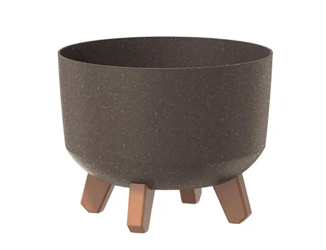 Κασπώ με βάση και διαστάσεις 20x20x17.4cm - Brown Y89300250