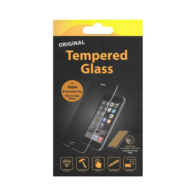 Προστατευτικό Τζάμι Οθόνης TT Tempered Glass Edge to Edge Apple iPhone 6 Plus / 6s Plus Λευκό 2