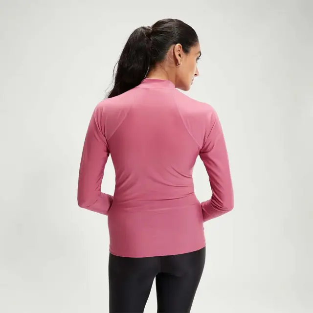 Speedo Women's Long Sleeve Rash UV Protection Top Φούξια 81319016558 (Speedo) 2