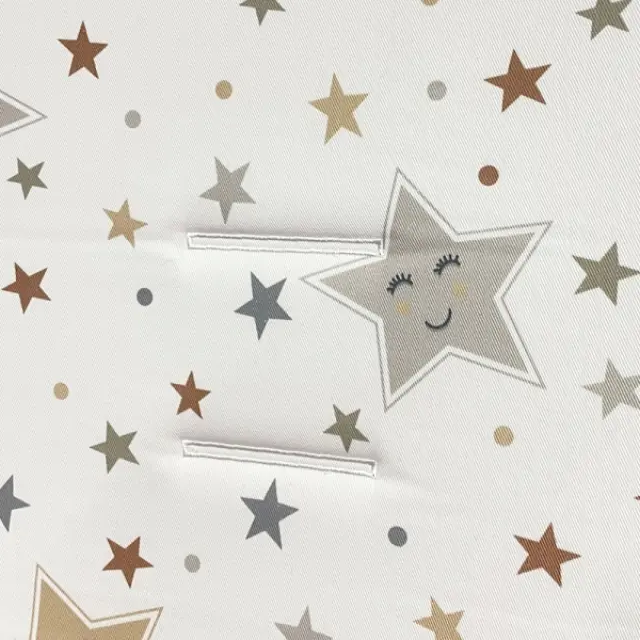 Κάλυμμα Καροτσιού Stars Λευκό 35x80cm. 2
