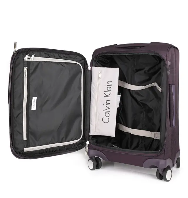 Bαλίτσα καμπίνας υφασμάτινη CALVIN KLEIN Gala LT118GA4 Μωβ 3