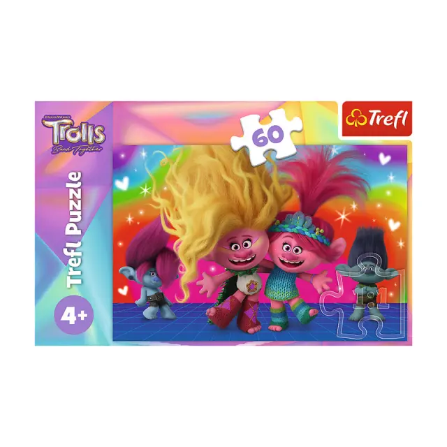 Παζλ Trefl 60τμχ Trolls 3