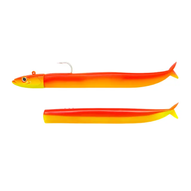Σιλικονούχο Χέλι Fiiish Crazy Sand Eel No4 Combo CSE1285 XDeep - 55gr Mango Juice