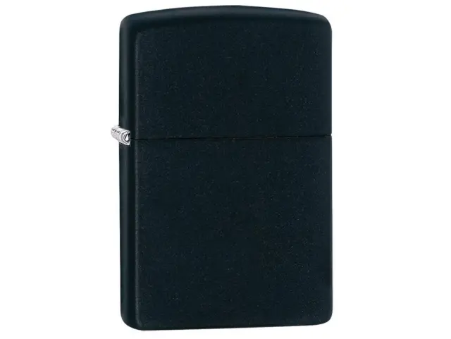 Αναπτηρας Zippo μαυρος με ματ φινιρισμα 218