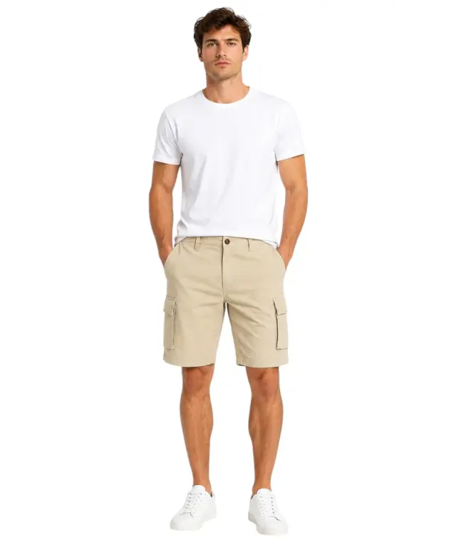 North Sails - Ανδρική Βερμούδα Short America 673417-000-0124 Μπεζ 3