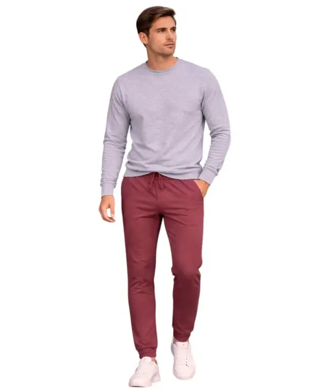 U.S. Polo Assn. - Ανδρικό Παντελόνι Φόρμας 63026-53223-359 Μπορντό 2