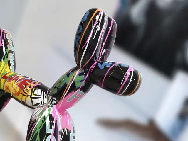 Balloon Dog 356640 διακοσμητικό γκράφιτι Άσπρο Κίτρινο Μαύρο Πολύχρωμο Πράσινο Ροζ 3
