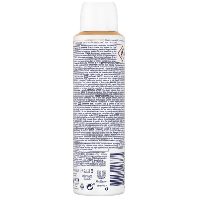 DOVE Fruity Fresh 48h Anti-Perspirant Spray Αποσμητικό Spray για 48ωρη Προστασία με Άρωμα Μήλου 150ml 2