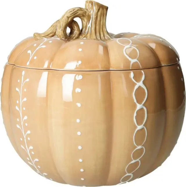 Le Zucche Ceramic Pumpkin Biscuit Jar Κεραμική Μπισκοτιέρα Διακοσμητικό 18.5cm