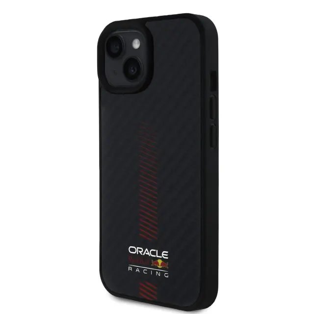 Red Bull Carbon Powerbar MagSafe Case for iPhone 15 Black 2