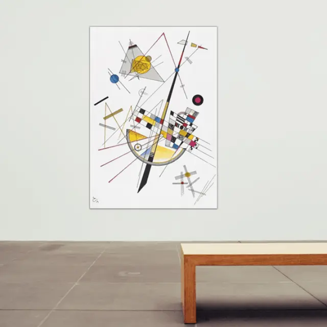 Καμβάς Wassily Kandinsky - Λεπτή ένταση. No. 85 - 127Χ174 2