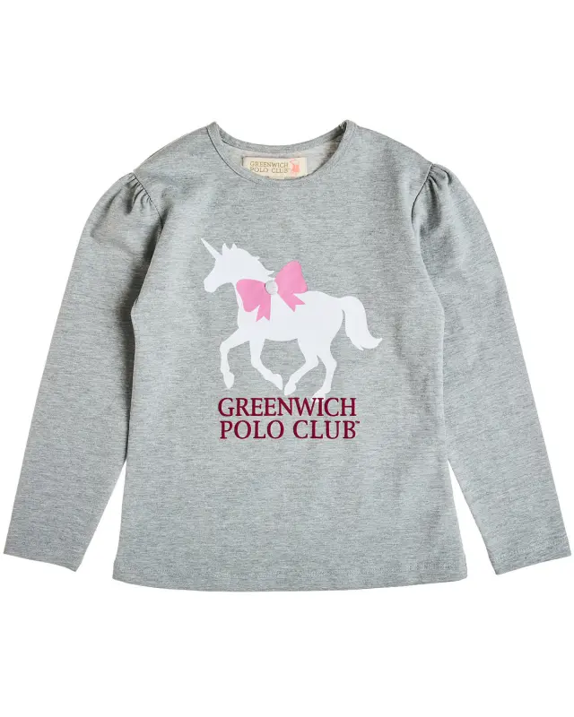 Μπλούζα Greenwich Polo Club με ανάγλυφα γράμματα
