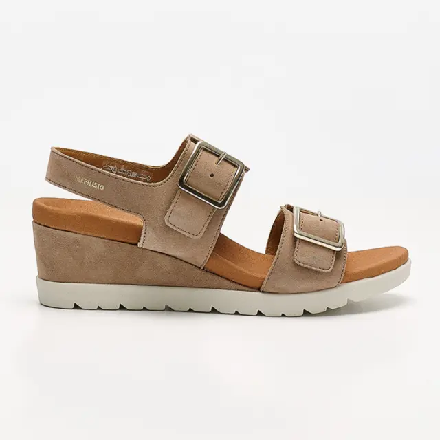 Mephisto Πέδιλα Γυναικείο δέρμα Nubuck Μπεζ MEP/YSABEL L/TAUPE