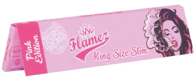 Flamez Χαρτάκια The Original Pink King Size Slim - 33φ