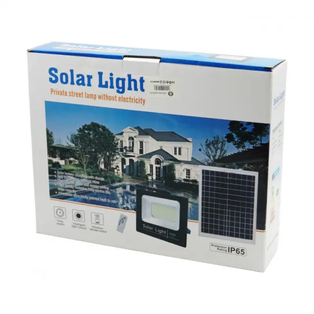 ΠΡΟΒΟΛΕΑΣ ΣΕΤ ΜΕ ΠΑΝΕΛ SOLAR 300W 6000K B-300 2