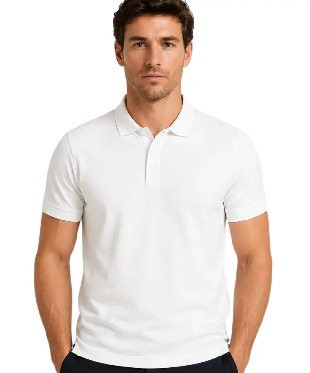 Norway Nautical School - Ανδρική Κοντομάνικη Μπλούζα Polo 868869-WHITE Λευκό