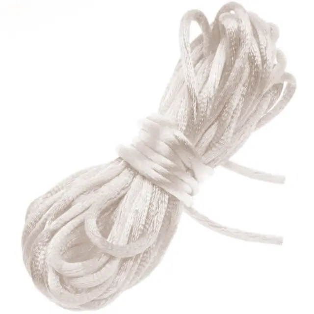 Ποντικοουρά Κορδόνι Σατέν Ø2mm, Ivory ~5m