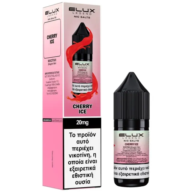 Elux Cherry Ice 10ml 20mg Nic Salts