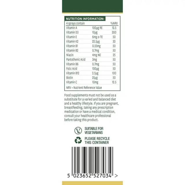 Natures Aid Multivitamin Daily Oral Spray 3