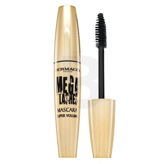 Dermacol Mega Lashes Mascara Super Volume mascara for length and volume eyelashes Black 13 ml