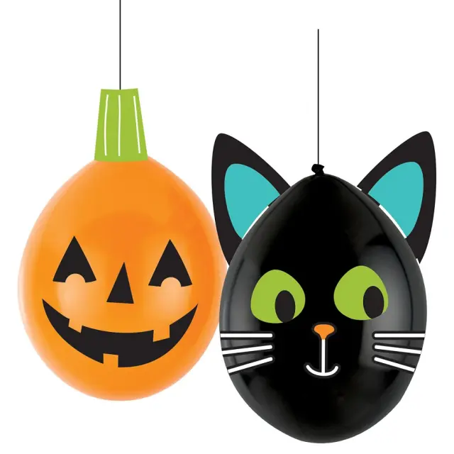 Μπαλόνια Λάτεξ DIY 12 Hallo-ween Friends / 2τεμ