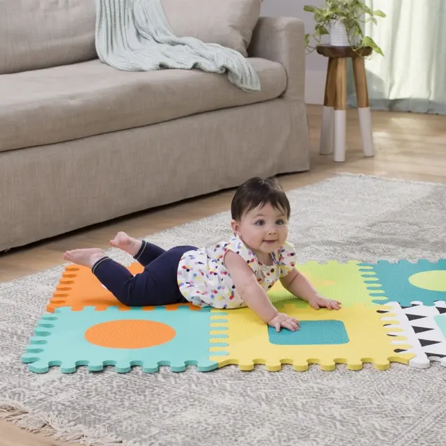 INFANTINO SOFT FOAM PUZZLE MAT ΑΦΡΩΔΕΣ ΜΑΛΑΚΟ ΠΑΖΛ 2