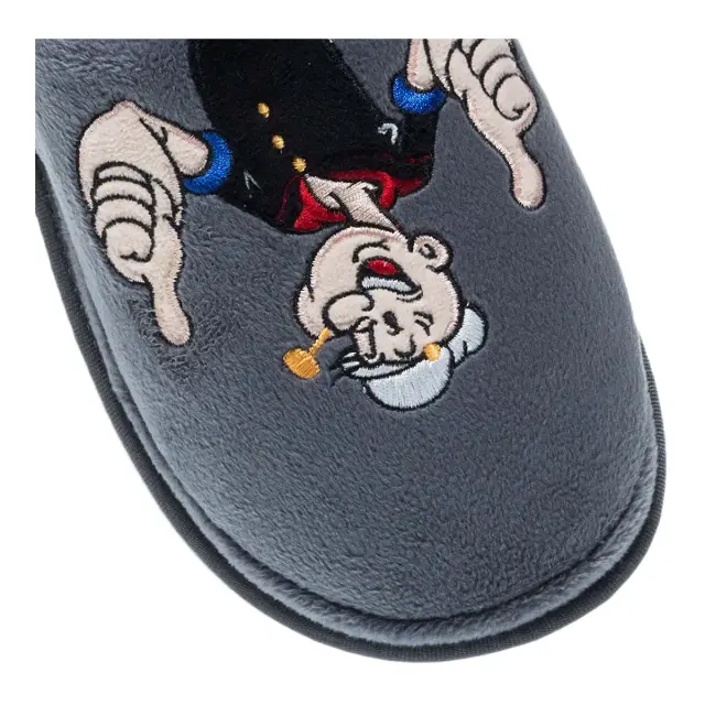 Parex Ανδρικές Παντόφλες Popeye, Χρώμα Γκρι 3