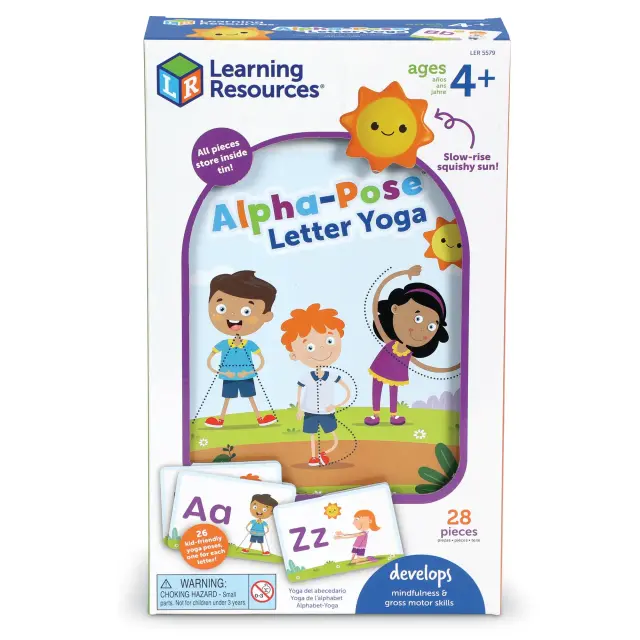 Learning Resources Εκπαιδευτικό Παιχνίδι Alpha-Pose Letter Yoga (4+ ετών) LER5579