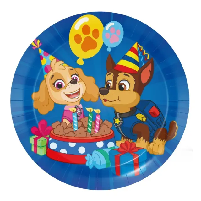 Πιάτα Χάρτινα 18εκ Paw Patrol / 8 τεμ