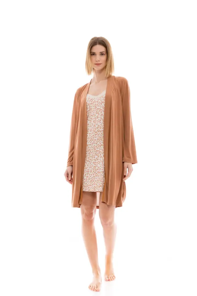W1342 - Type - NIGHTGOWN SET 2PCS CINNAMON LEO 2