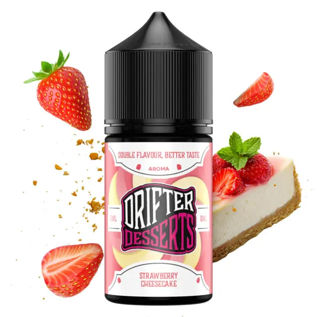 Strawberry Cheesecake 6ml (30ml) - Drifter Desserts Flavorshots