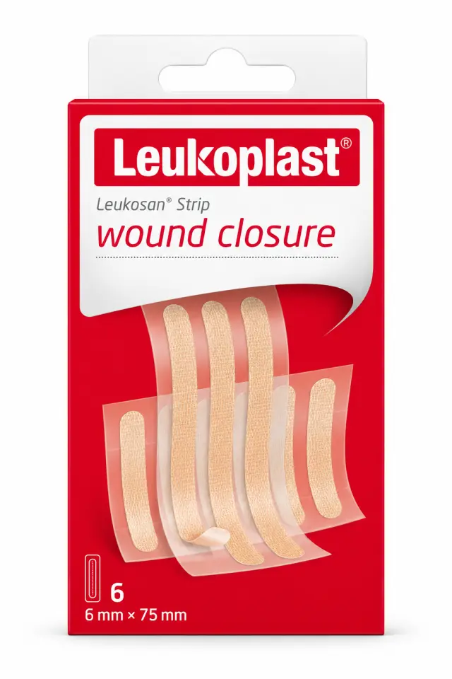 LEUKOPLAST Leukosan Strip Wound Closure Αυτοκόλλητα Ράμματα, 9τεμ