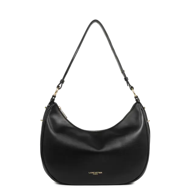 LANCASTER PARIS SHOULDER BAG (480-077-BLACK)