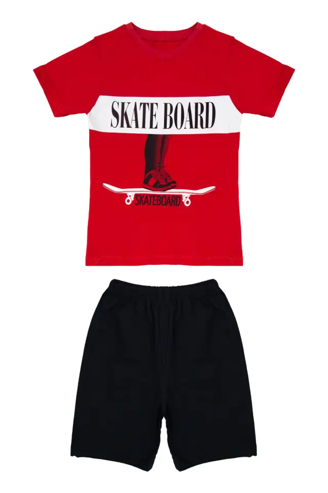 Σετ Ρούχων Kid Skate Board Κόκκινο