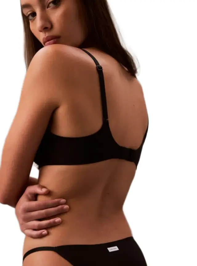 Calvin Klein Γυναικείο Σουτιέν Push-Up Plunge, Χρώμα Μαύρο - 70C 2