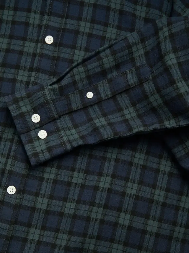 JORCOZY FLANNEL CHECK SHIRT LS CH navy blazer 3