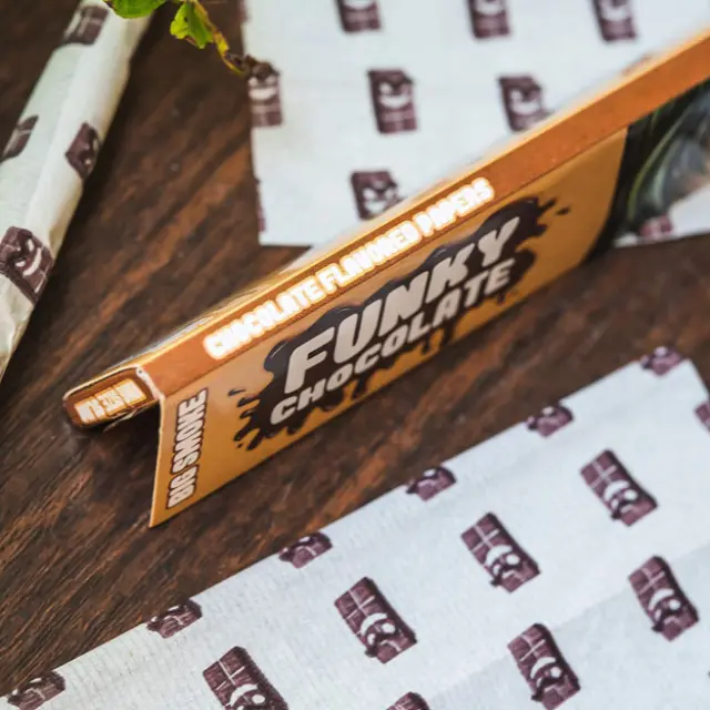 Lion Rolling Circus Χαρτάκια 32φ. King Size - Σοκολάτα (Funky Chocolate) 3