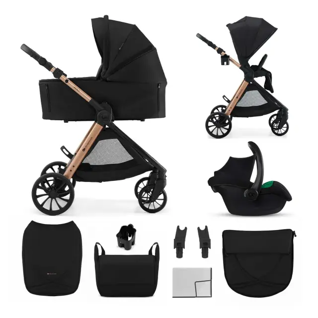 Kinderkraft Vesto 2 Πολυκαρότσι 3 σε 1 Black