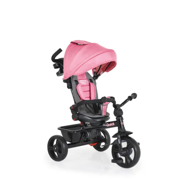 BYOX - Tricycle Quick with adjust. backrest pink - 3800146231170