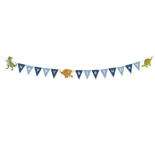 Γιρλάντα Γράμματα Happy Birthday Happy Dinosaur / 180εκ