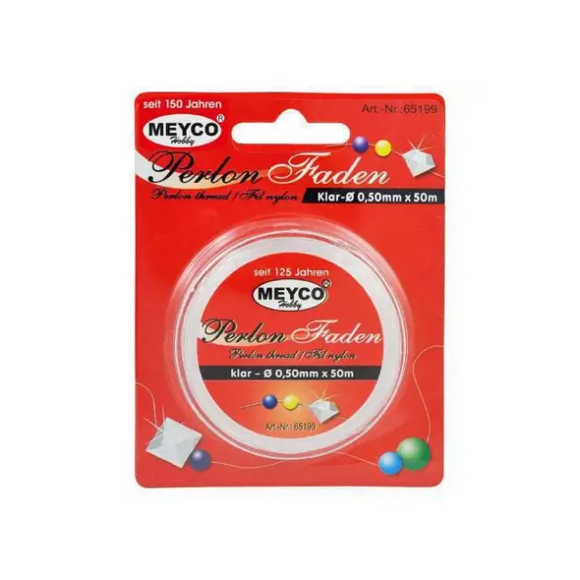 Meyco Κορδόνι Πετονιά Λευκή 50mx0.30mm (65198)