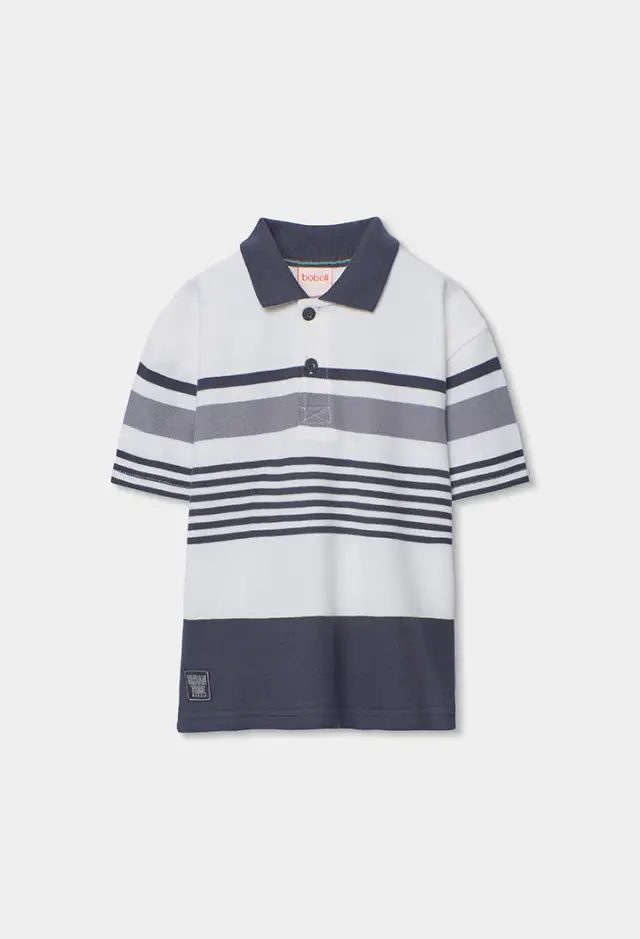 Boboli Pique πόλο ριγέ για αγόρι 853073-9819