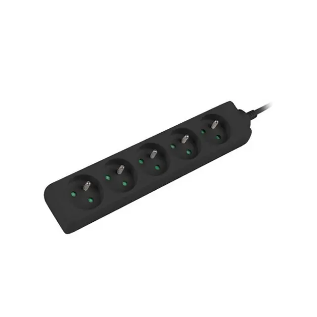 Lanberg Power Strip 1.5m 5x PL Black (PS0-05E-0150-BK)
