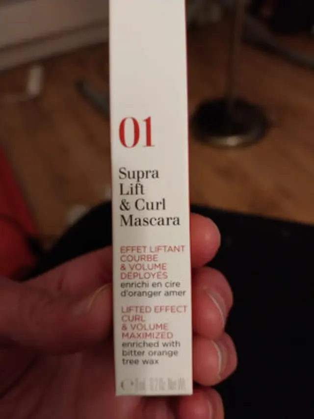 Clarins Supra Lift & Curl Mascara mascara for length and curves eyelashes 01 Intense Black 8 ml