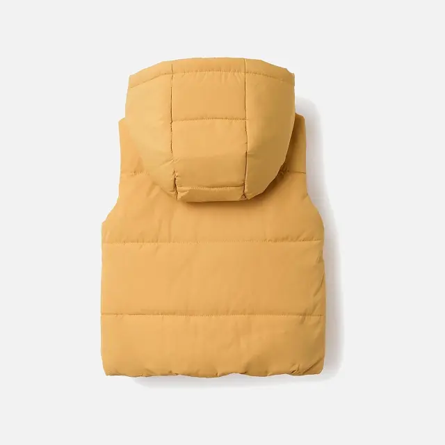Zippy Γιλέκο Puffer Κουκούλα Μουσταρδί για Βρεφικό Αγόρι 2
